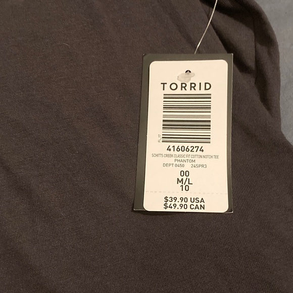 Torrid Black Graphic Tee - Picture 1 of 3